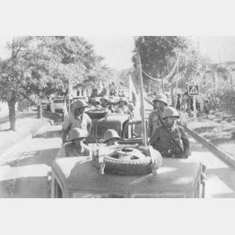 仏印進駐。河内（ハノイ）に向かう日向快速部隊（1941年7月28日）／（Ｃ）共同通信社