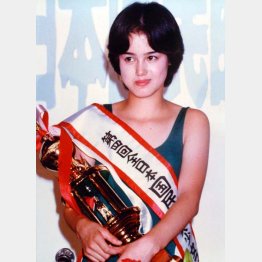 1990年、「国民的美少女コンテスト」でグランプリ（Ｃ）日刊ゲンダイ