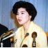 桜田淳子は当時、夫も同席して会見した（1992年）／（Ｃ）日刊ゲンダイ