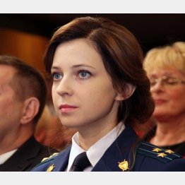 2014年、検事長の頃のナタリア・ポクロンスカヤ（Ｃ）Sputnik／共同通信イメージズ