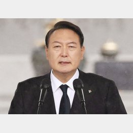 韓国の尹錫悦大統領（Ｃ）ロイター