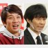 TKOの木本武宏（左）とアンジャッシュの渡部建（Ｃ）日刊ゲンダイ