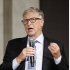アフリカ開発会議に向け開かれたシンポジウムで発言するビル・ゲイツ氏＝19日午後、東京都内のホテル（Ｃ）共同通信社