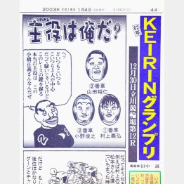 02年の田中さんのGP予想（Ｃ）日刊ゲンダイ