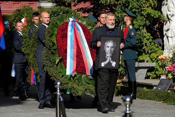 ゴルバチョフ元ソ連大統領の葬儀（Ｃ）ロイター