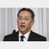 会見で熱弁を振るうテッシーこと勅使河原秀行氏／（Ｃ）共同通信社