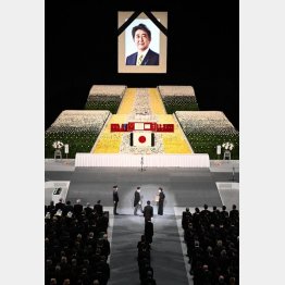 安倍元首相の国葬（Ｃ）ＪＭＰＡ