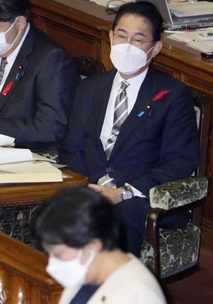 「旧統一教会隠し」より、解散命令を出すような議論をしっかりやった方が株も上がるのに…（Ｃ）共同通信社