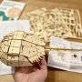 親子で作りたい立体木製パズル「つくるんです」絶滅危惧種シリーズ カブトガニ／タンチョウをセットで3人にプレゼント