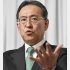 教団の卑劣なやり方に批判殺到（会見する旧統一教会〈現・世界平和統一家庭連合〉の勅使河原秀行教会改革推進本部長）／（Ｃ）共同通信社
