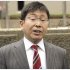 判決後に取材に応じる奥野淳也被告（Ｃ）共同通信社