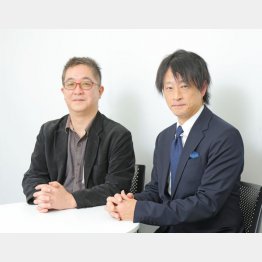 藤倉善郎氏（左）と鈴木エイト氏（Ｃ）日刊ゲンダイ