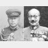 東條英機（右）と石原莞爾陸軍中将（Ｃ）共同通信社