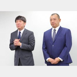 TKOの木本武宏（左）と木下隆行（Ｃ）日刊ゲンダイ