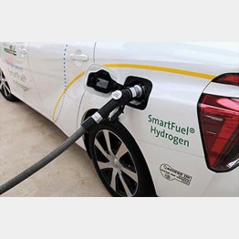 次世代自動車は天然ガスを使用（提供写真）