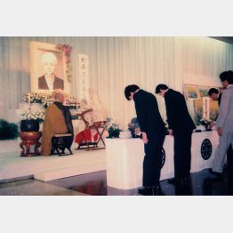 平沢死刑囚の葬儀（細川氏提供）