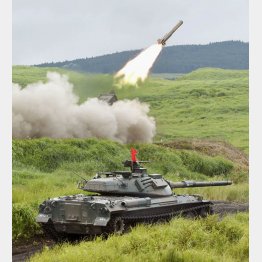 対中国戦では戦車や大砲の出番は全くあり得ない（Ｃ）共同通信社