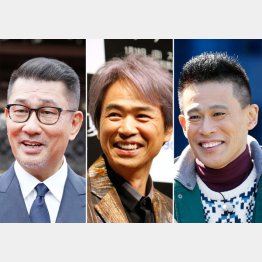 （左から）中井貴一、時任三郎、柳沢慎吾（Ｃ）日刊ゲンダイ