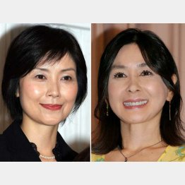 手塚理美（左）と石原真理子（Ｃ）日刊ゲンダイ