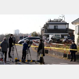 90歳の女性が殺害された狛江の事件現場（Ｃ）日刊ゲンダイ