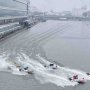 雪の舞う戸田ボートで打つ！「おおはし」から見る迫力の1マークの攻防
