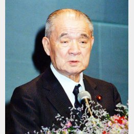 金丸信副総裁（1991年当時）／（Ｃ）日刊ゲンダイ