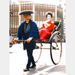 浅草交通安全パレードに参加（1995年ごろ）／（提供写真）