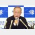 衆院山口4区補選に出馬会見をする立憲民主の有田芳生候補（ジャーナリスト横田一氏提供）