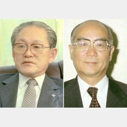 （左から）後に検事総長になる伊藤栄樹氏と国税庁官になる磯辺律男氏（Ｃ）共同通信社