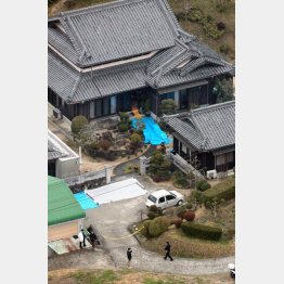 刺殺事件があった兵庫県洲本市の民家のひとつ（Ｃ）共同通信社