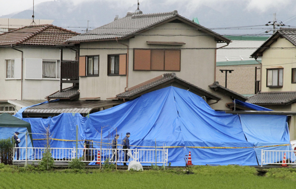 殺害現場となった滋賀県のあかりさん（仮名）の自宅（Ｃ）共同通信社