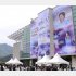 7日、合同結婚式では韓鶴子総裁がマイクを握って熱唱した（Ｃ）共同通信社