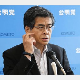 公明党の石井啓一幹事長も「東京限定」と強調（Ｃ）日刊ゲンダイ