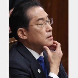 頭が痛い…（岸田首相）／（Ｃ）日刊ゲンダイ