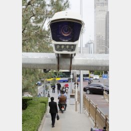 中国・北京市内の監視カメラ（Ｃ）共同通信社