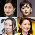 左上から時計回りに、鶴田真由、斉藤由貴、小泉今日子、高橋由美子（Ｃ）日刊ゲンダイ