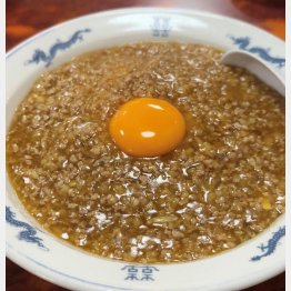 「境華楼」のうづら丼（Ｃ）日刊ゲンダイ