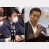 旧統一教会・韓鶴子総裁を賛美していた山本明広衆院議員（左）、同教団との密接な関係指摘された山際大志郎前経済再生相（Ｃ）日刊ゲンダイ