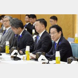 マイナ点検で自治体へ配慮するというが…（全国都道府県議会議長会との懇談会での岸田首相）／（Ｃ）共同通信社