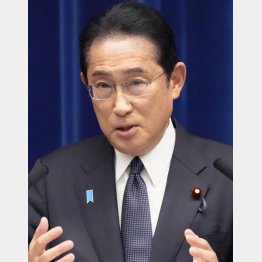 国民の声を聞き流す力…（マイナ保険証について会見する岸田首相＝4日）／（Ｃ）共同通信社