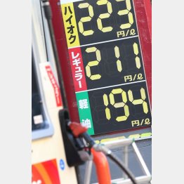 レギュラーの全国平均200円超は近いか（Ｃ）日刊ゲンダイ