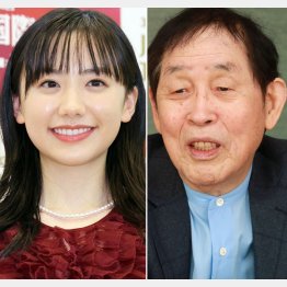 芦田愛菜（左）と萩本欽一（Ｃ）日刊ゲンダイ
