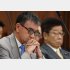 メリットを強調するが…（河野太郎デジタル相と加藤勝信厚労相＝右）／（Ｃ）日刊ゲンダイ