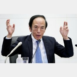 “口先介入”の効果てきめん（日銀の植田和男総裁）／（Ｃ）共同通信社