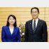 首相補佐官に任命された矢田稚子元参院議員（Ｃ）共同通信社