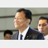 9年ぶりの大臣返り咲きにご満悦（新藤義孝経済再生相）／（Ｃ）共同通信社