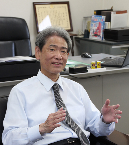 オリオンの小西靖宏社長（提供写真）