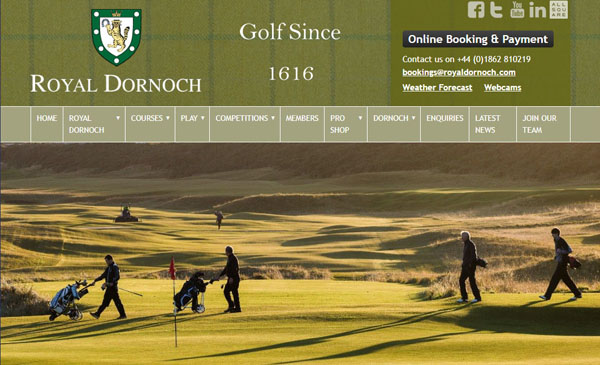 （royal dornoch HPより）