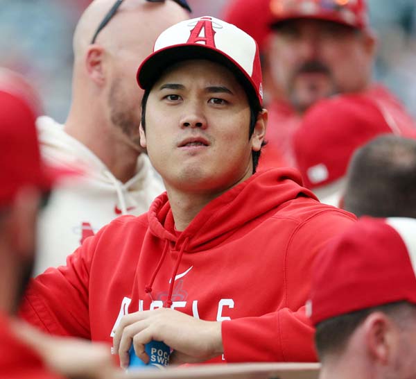 大谷は練習の虫（Ｃ）ロイター／USA TODAY Sports