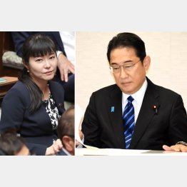 加藤大臣（左）は就任早々炸裂、岸田首相は円安物価高にひたすら傍観（Ｃ）日刊ゲンダイ